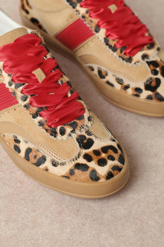 Dixie - Textured Platform Lace-up Trainers-Shoes-Krush Kandy, Women's Online Fashion Boutique Located in Phoenix, Arizona (Scottsdale Area)