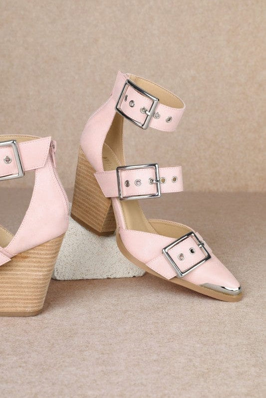 Hendrix Strappy Buckle Sandal-Sandals-Krush Kandy, Women's Online Fashion Boutique Located in Phoenix, Arizona (Scottsdale Area)