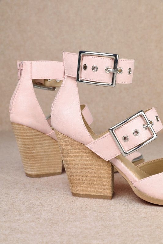 Hendrix Strappy Buckle Sandal-Sandals-Krush Kandy, Women's Online Fashion Boutique Located in Phoenix, Arizona (Scottsdale Area)