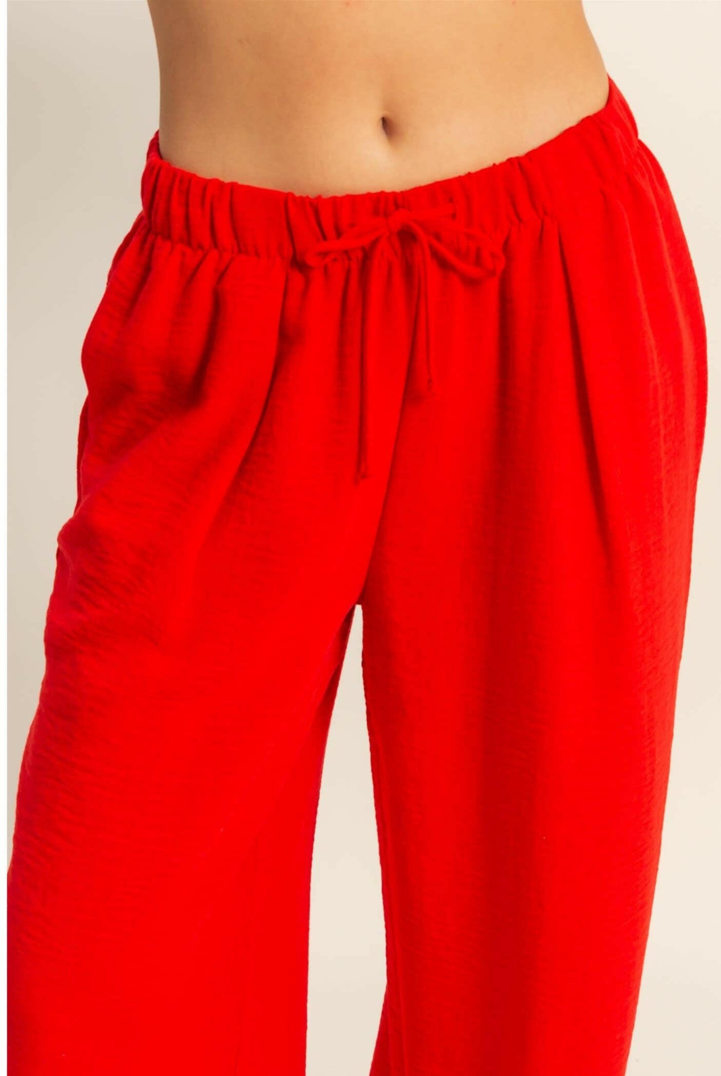 Stay Cute Wide Leg Pants-Sweatpants-Krush Kandy, Women's Online Fashion Boutique Located in Phoenix, Arizona (Scottsdale Area)