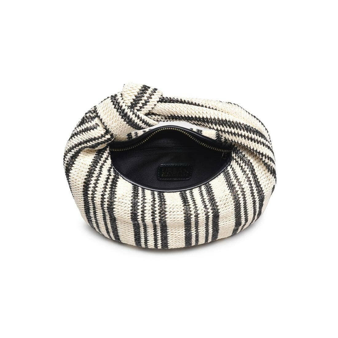 The Striped Chic Knot Clutch-handbags-Krush Kandy, Women's Online Fashion Boutique Located in Phoenix, Arizona (Scottsdale Area)
