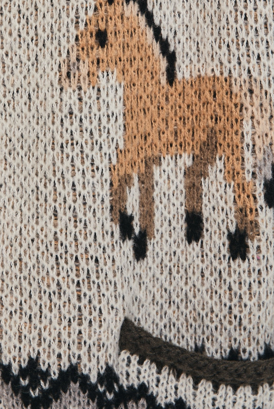 Frontier Charm Horse Knit Zip Vest-Vests-Krush Kandy, Women's Online Fashion Boutique Located in Phoenix, Arizona (Scottsdale Area)