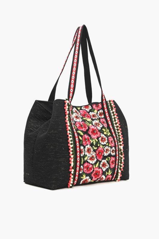 Hollyhock Tote-Purses & Bags-Krush Kandy, Women's Online Fashion Boutique Located in Phoenix, Arizona (Scottsdale Area)