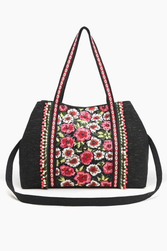 Hollyhock Tote-Purses & Bags-Krush Kandy, Women's Online Fashion Boutique Located in Phoenix, Arizona (Scottsdale Area)