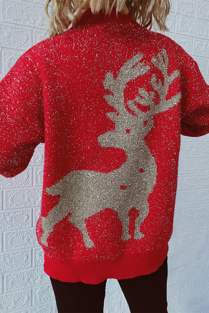 Christmas Element Round Neck Sweater-Krush Kandy, Women's Online Fashion Boutique Located in Phoenix, Arizona (Scottsdale Area)