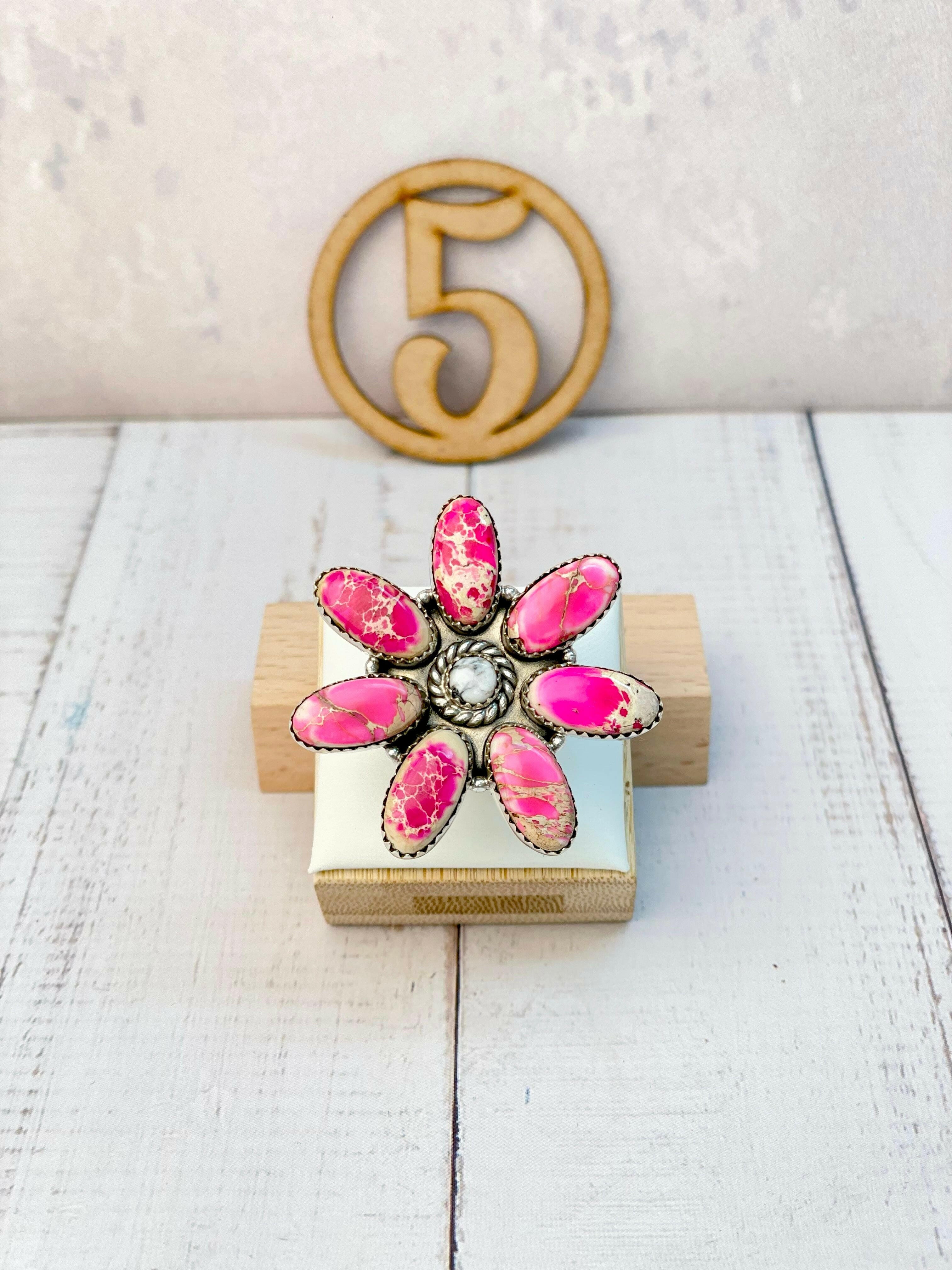 Desert Heat Blossom Jasper Rings-Ring Sizers-Krush Kandy, Women's Online Fashion Boutique Located in Phoenix, Arizona (Scottsdale Area)