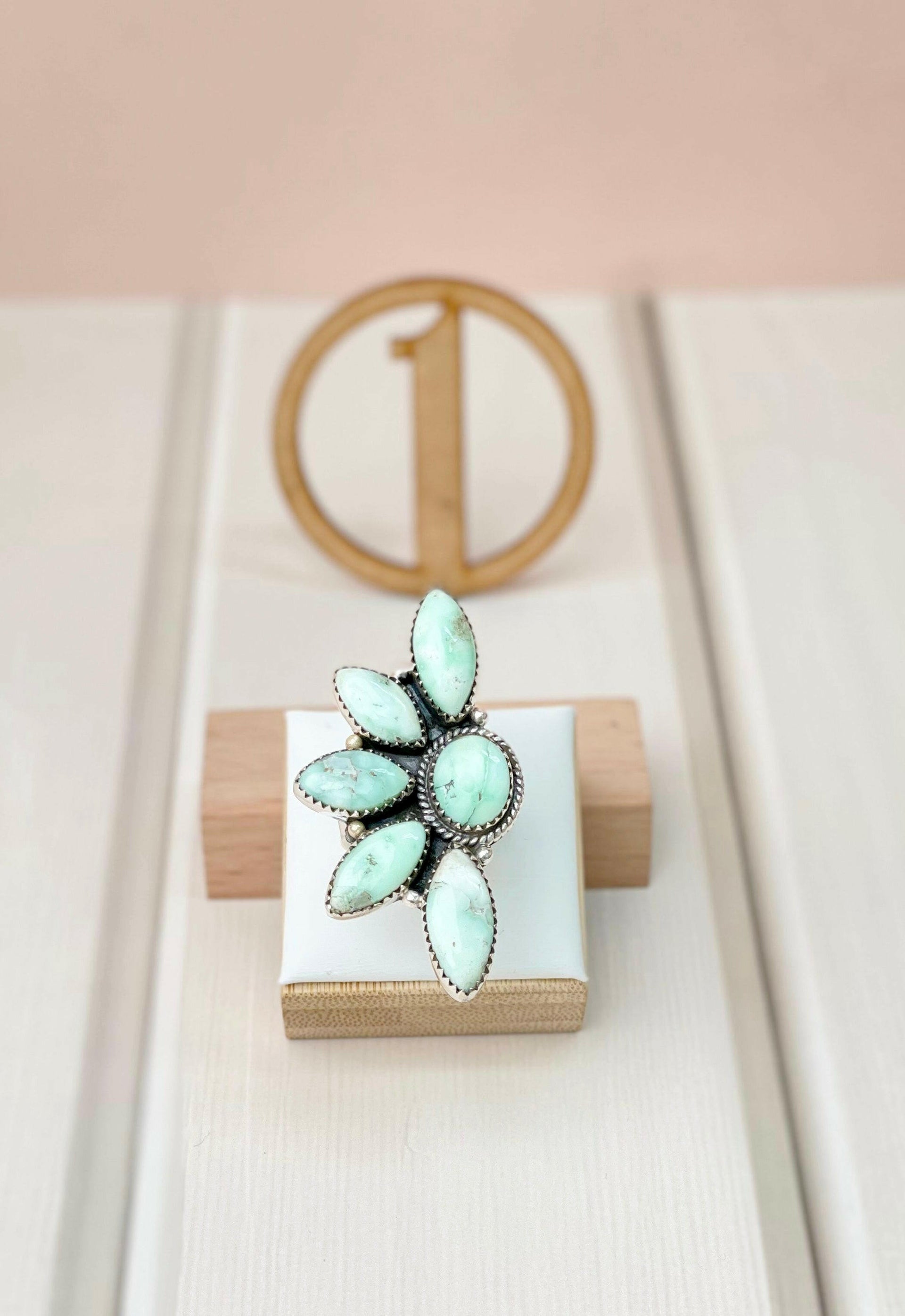 Paloma Half Cluster Rings-Rings-Krush Kandy, Women's Online Fashion Boutique Located in Phoenix, Arizona (Scottsdale Area)