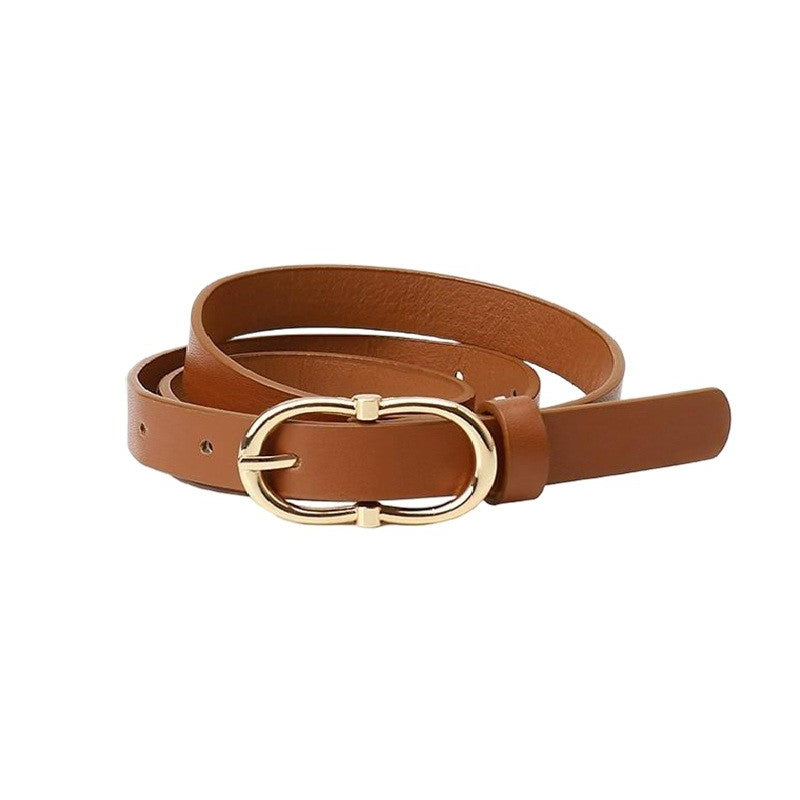 Double Ring Buckle Adjustable Fashion Belt