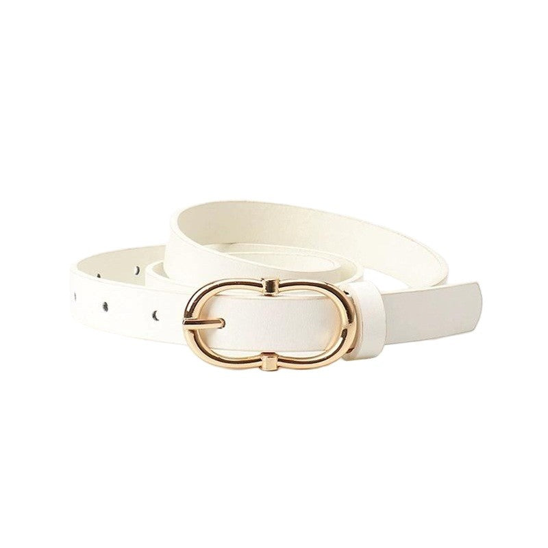 Double Ring Buckle Adjustable Fashion Belt