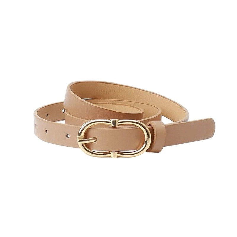 Double Ring Buckle Adjustable Fashion Belt