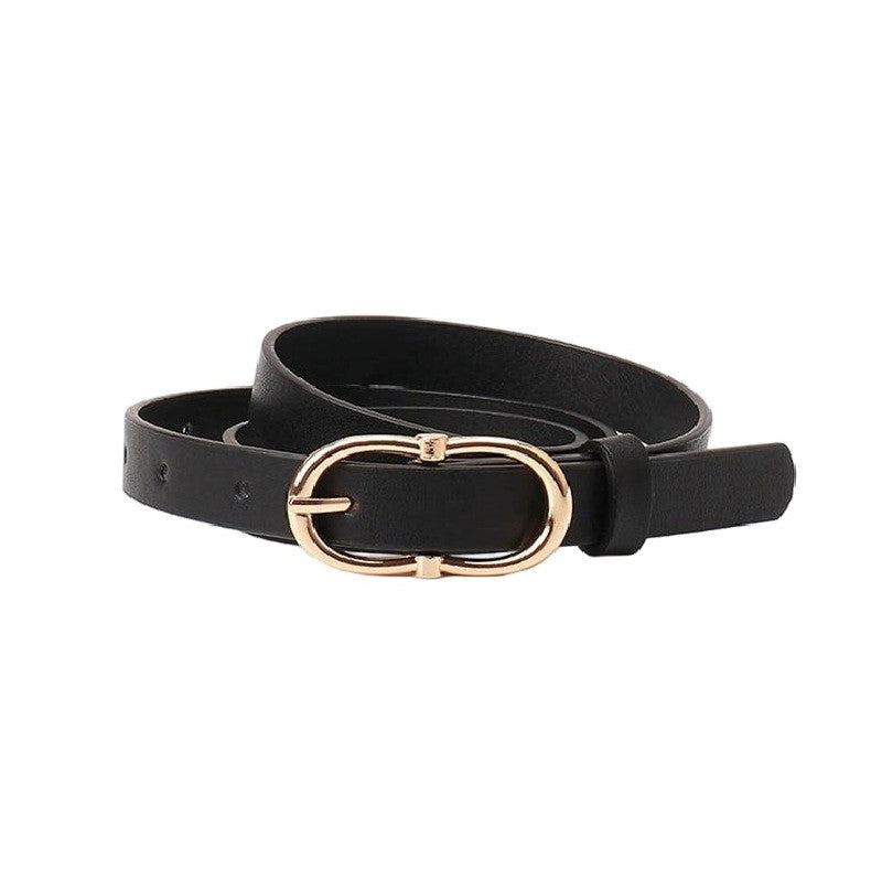 Double Ring Buckle Adjustable Fashion Belt