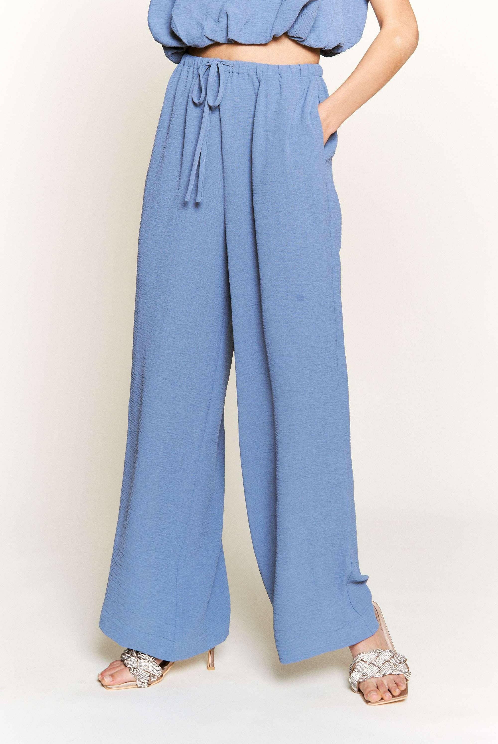 Lilac Lounge Wide Leg Pants-Pants-Krush Kandy, Women's Online Fashion Boutique Located in Phoenix, Arizona (Scottsdale Area)