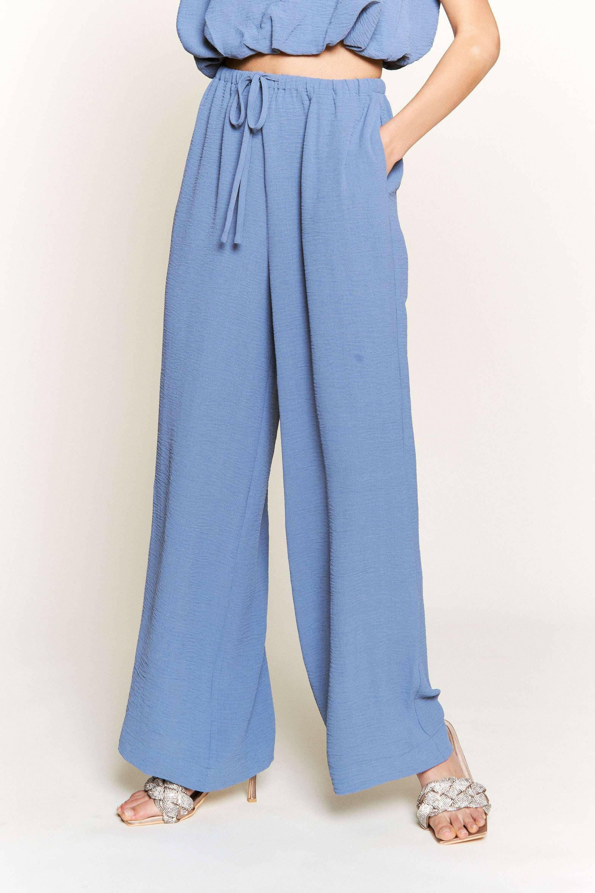 Lilac Lounge Wide Leg Pants-Pants-Krush Kandy, Women's Online Fashion Boutique Located in Phoenix, Arizona (Scottsdale Area)