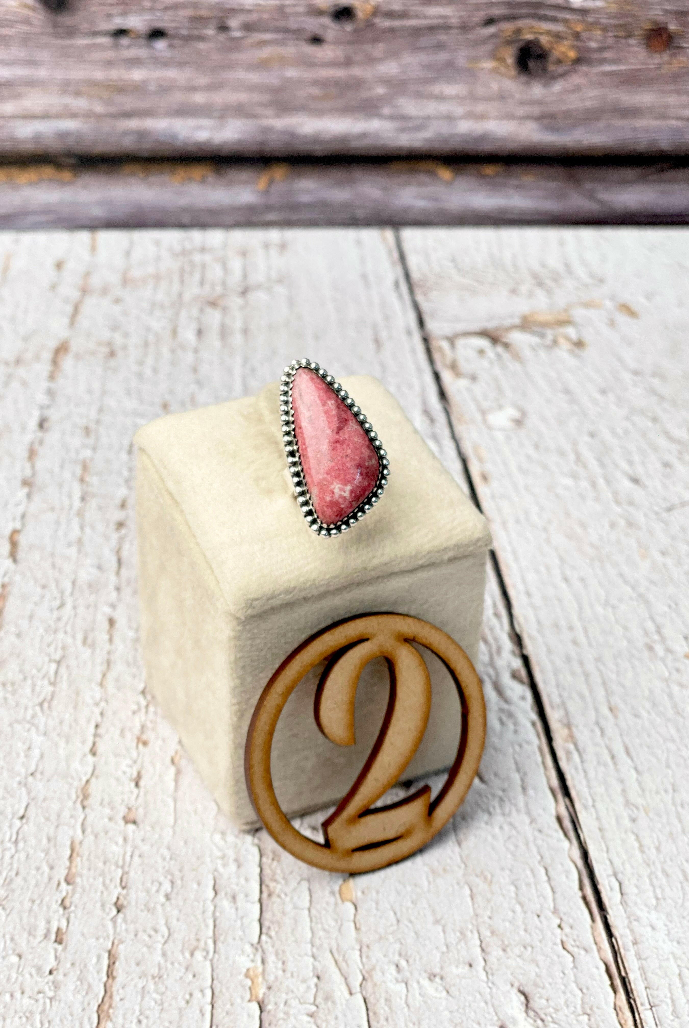 One Of A Kind Thulite Slab Rings-Rings-Krush Kandy, Women's Online Fashion Boutique Located in Phoenix, Arizona (Scottsdale Area)