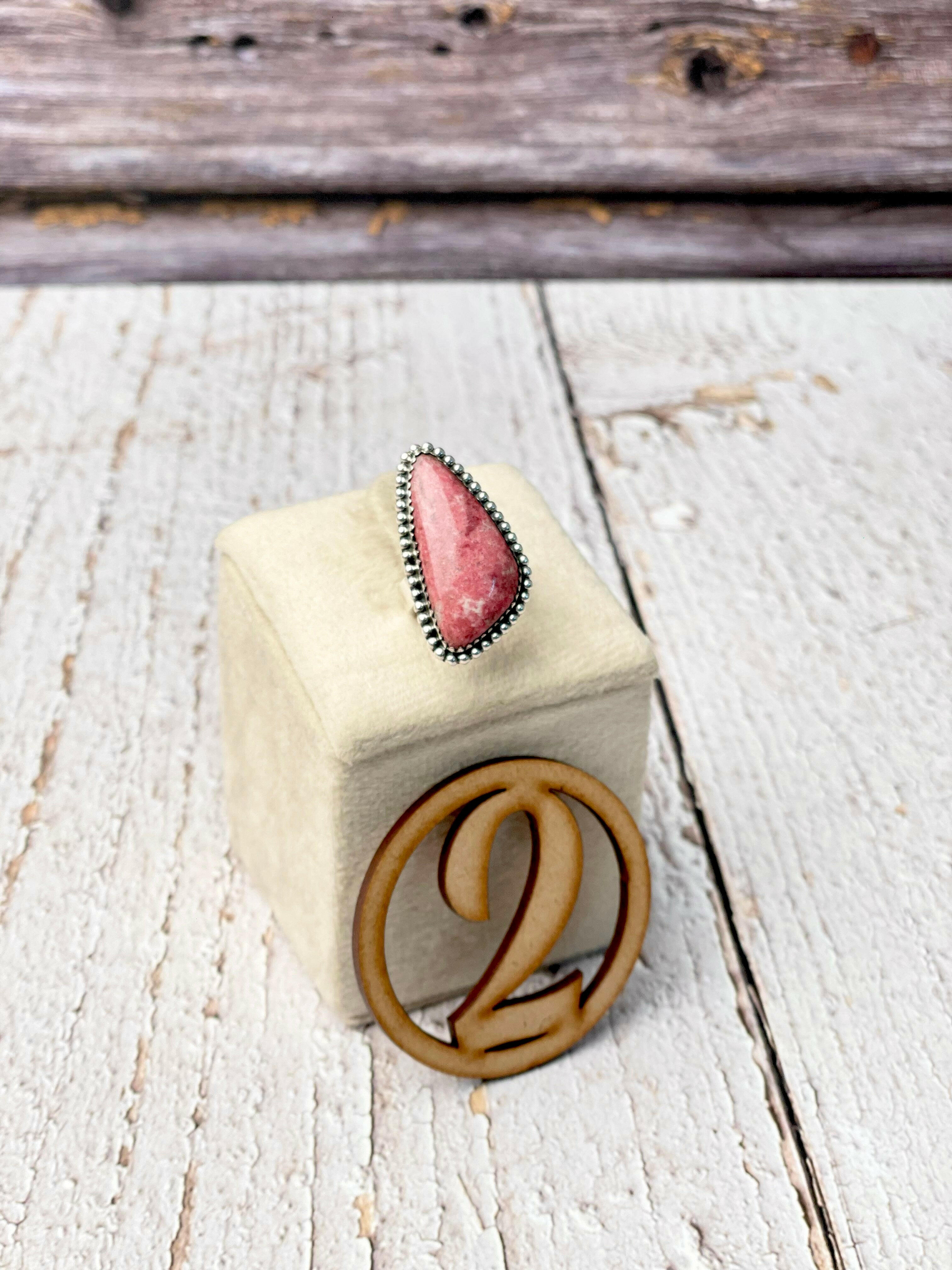 One Of A Kind Thulite Slab Rings-Rings-Krush Kandy, Women's Online Fashion Boutique Located in Phoenix, Arizona (Scottsdale Area)