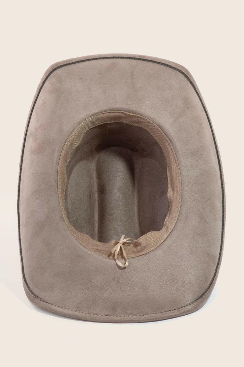 Turquoise Stud Concho Belt Cowboy Hat-Hats-Krush Kandy, Women's Online Fashion Boutique Located in Phoenix, Arizona (Scottsdale Area)