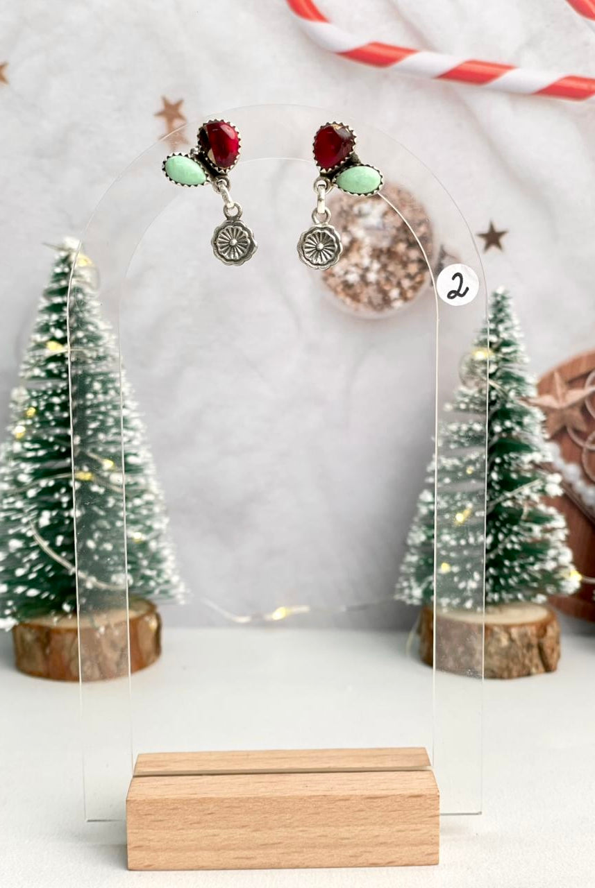 Dahlia Stone Drop Earrings-Earrings-Krush Kandy, Women's Online Fashion Boutique Located in Phoenix, Arizona (Scottsdale Area)