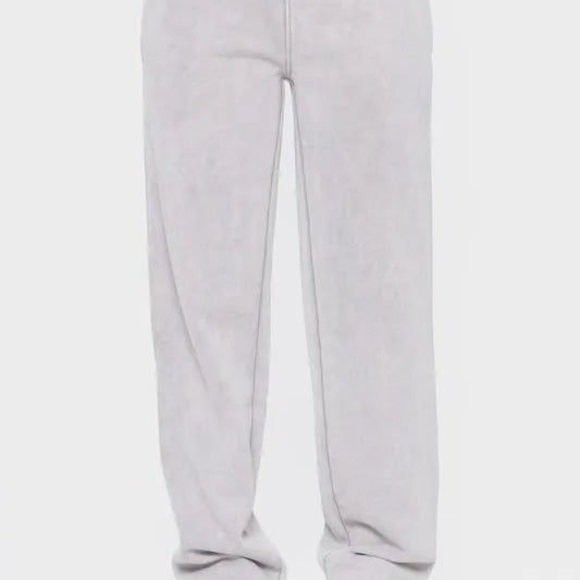 Mono B Elastic Waist Fleece Pants with Pockets-Pants-Krush Kandy, Women's Online Fashion Boutique Located in Phoenix, Arizona (Scottsdale Area)