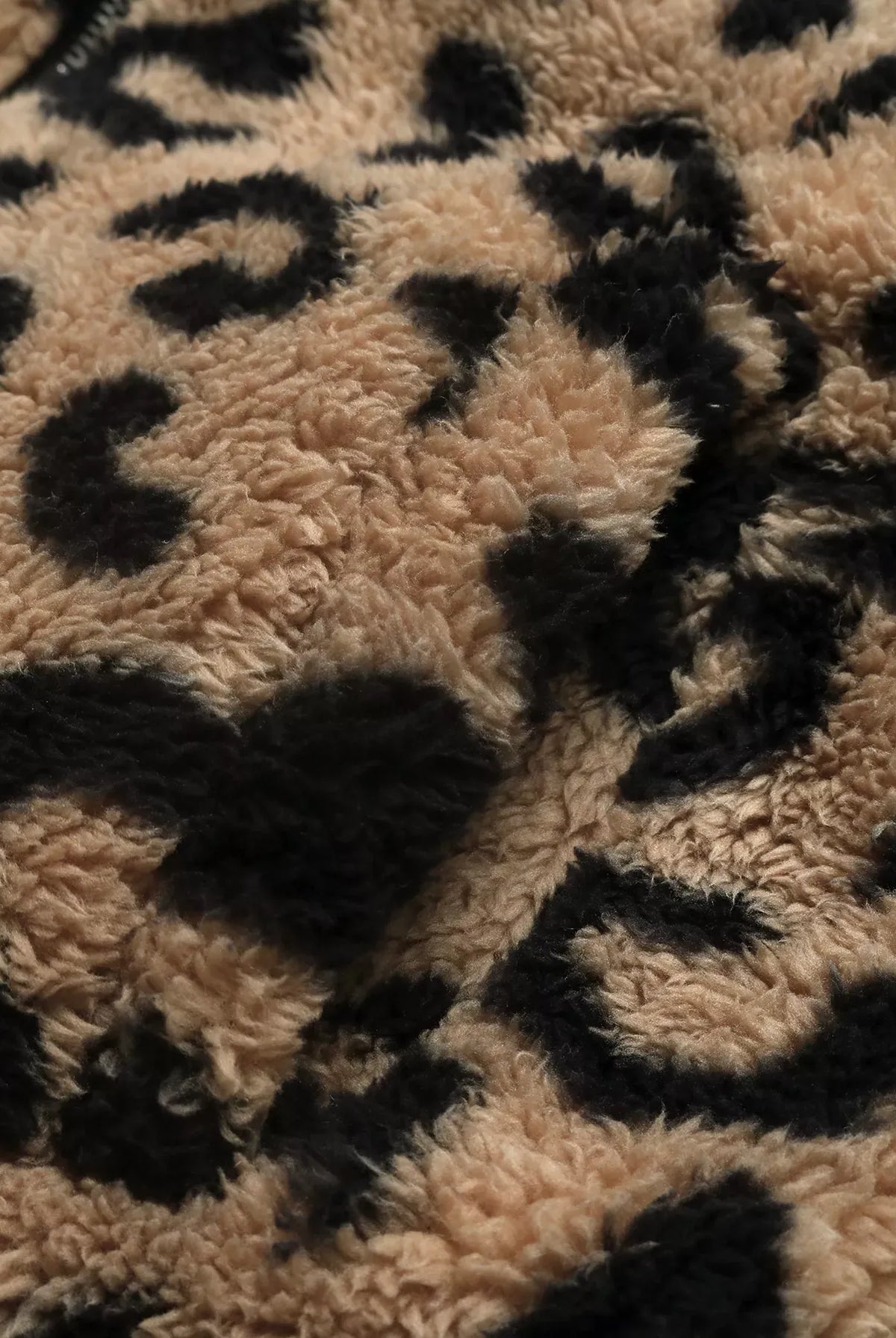 Leopard Zip Up Fleece Jacket-Jackets-Krush Kandy, Women's Online Fashion Boutique Located in Phoenix, Arizona (Scottsdale Area)
