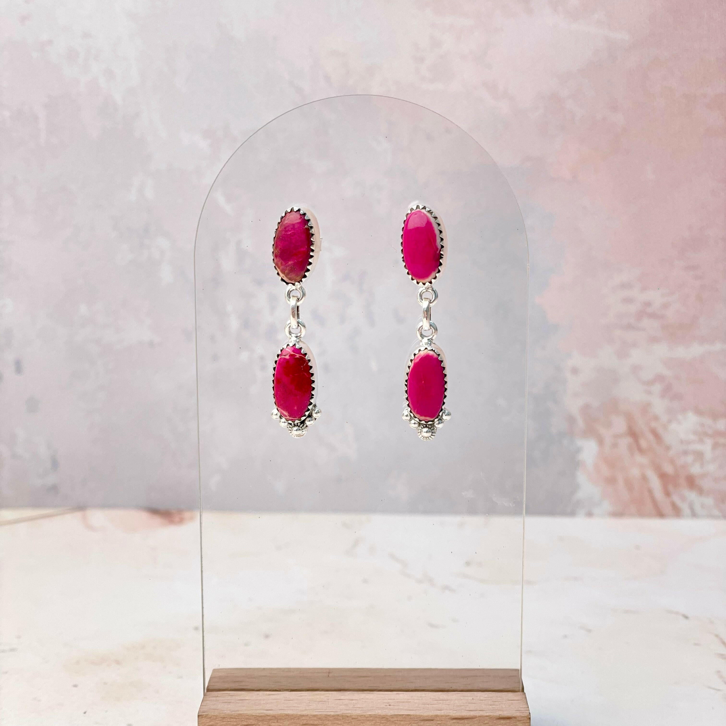 Little Desert Jasper Multi Colored Earrings-Earrings-Krush Kandy, Women's Online Fashion Boutique Located in Phoenix, Arizona (Scottsdale Area)