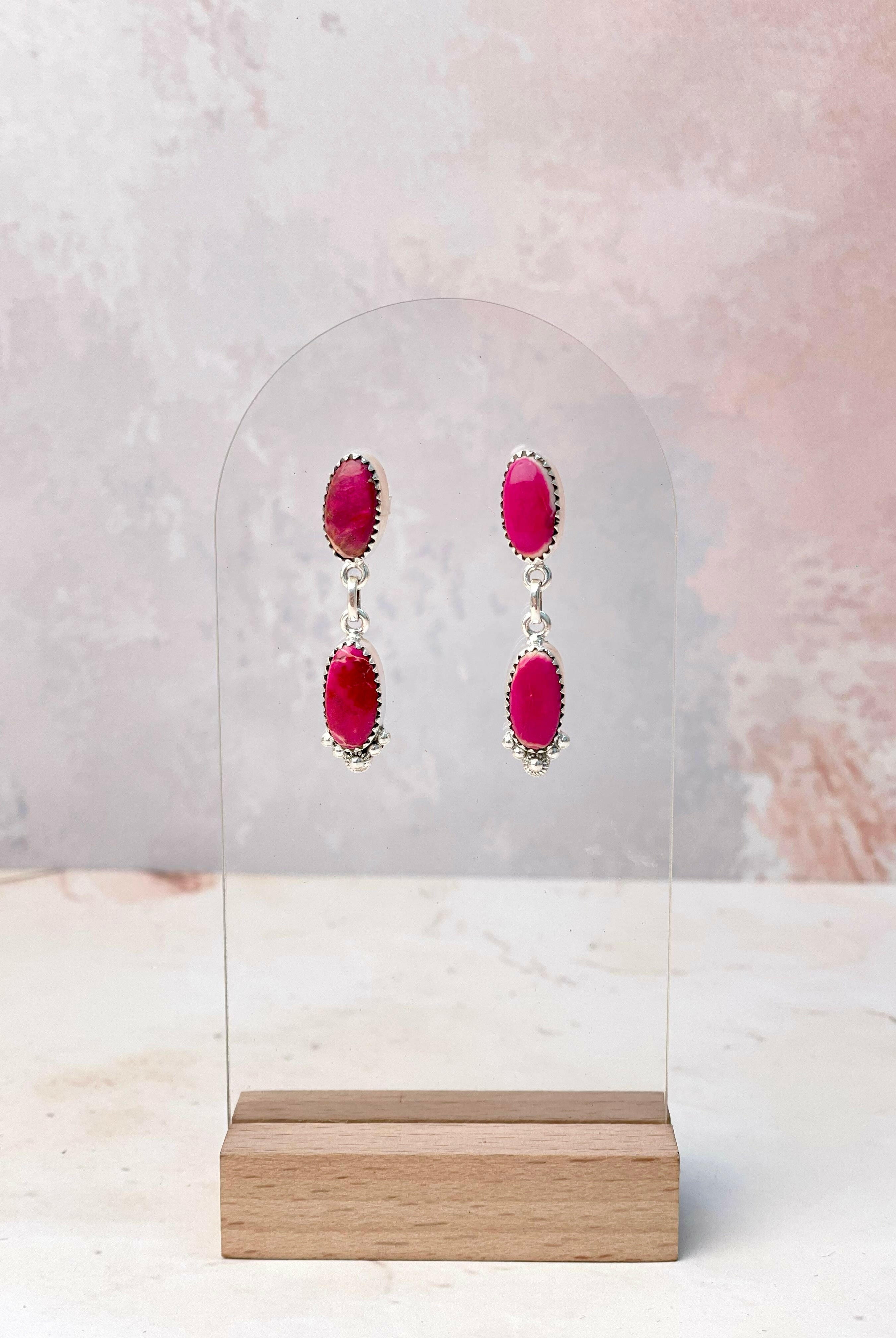 Little Desert Jasper Multi Colored Earrings-Earrings-Krush Kandy, Women's Online Fashion Boutique Located in Phoenix, Arizona (Scottsdale Area)