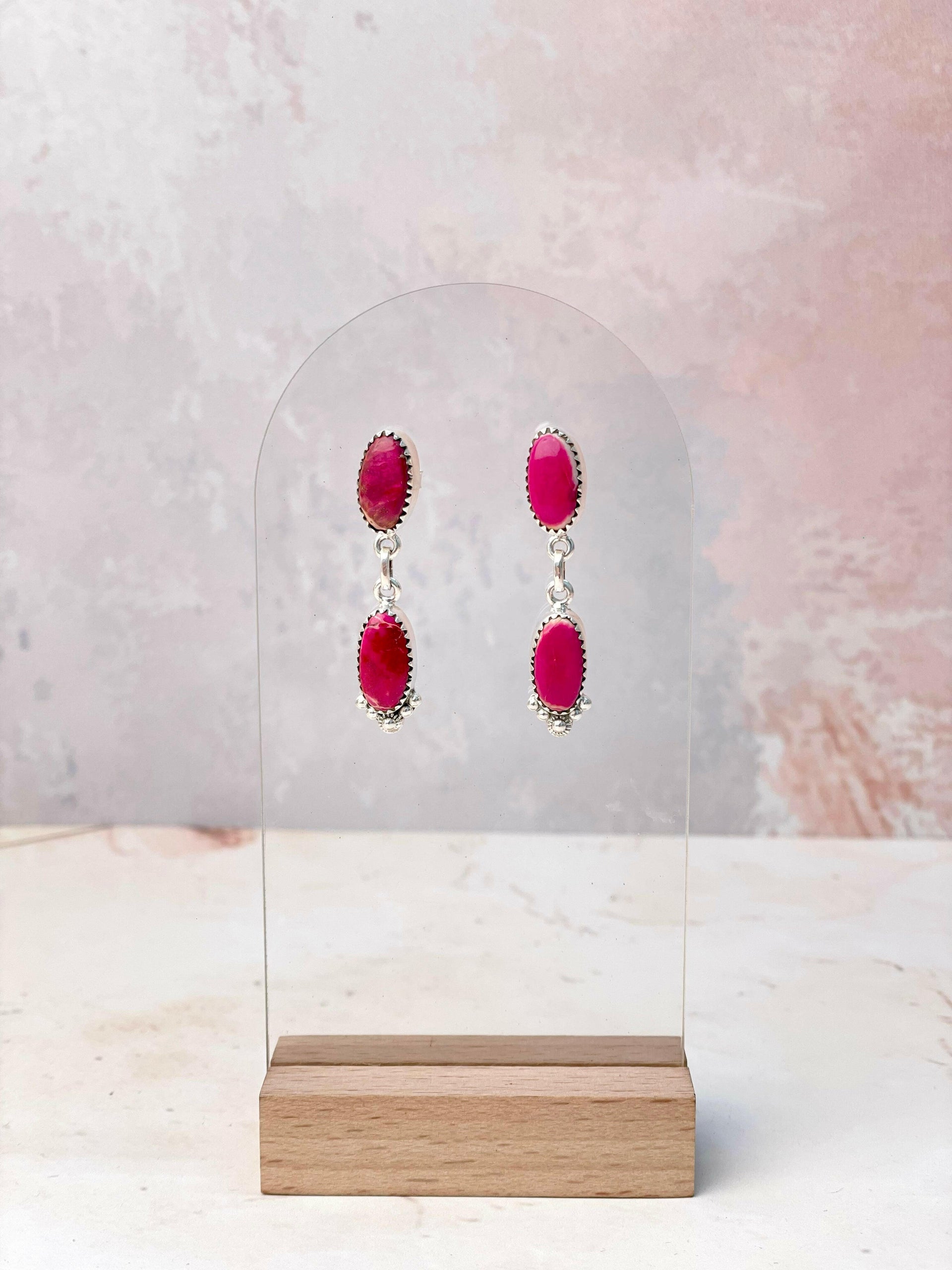 Little Desert Jasper Multi Colored Earrings-Earrings-Krush Kandy, Women's Online Fashion Boutique Located in Phoenix, Arizona (Scottsdale Area)