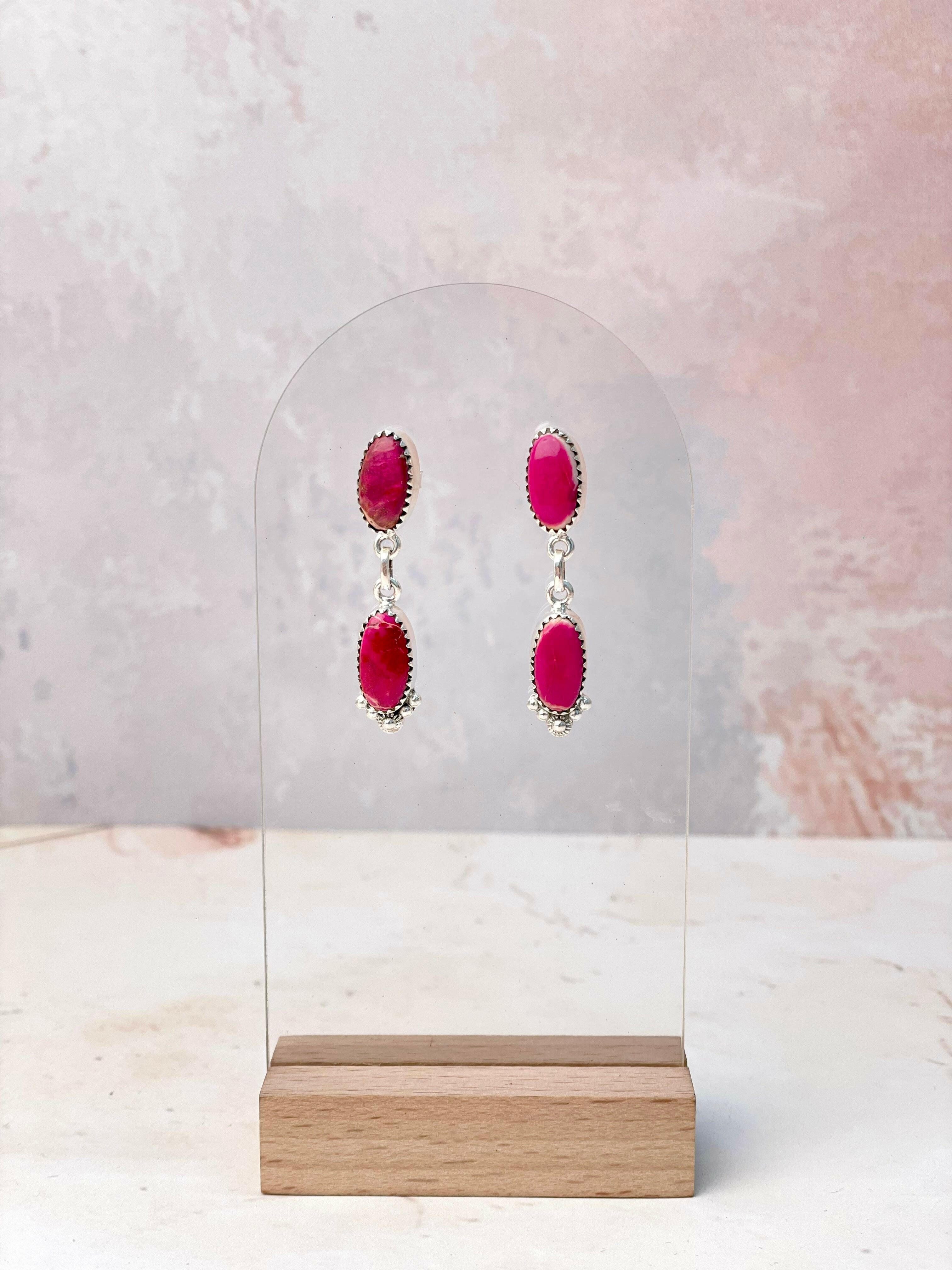 Little Desert Jasper Multi Colored Earrings-Earrings-Krush Kandy, Women's Online Fashion Boutique Located in Phoenix, Arizona (Scottsdale Area)