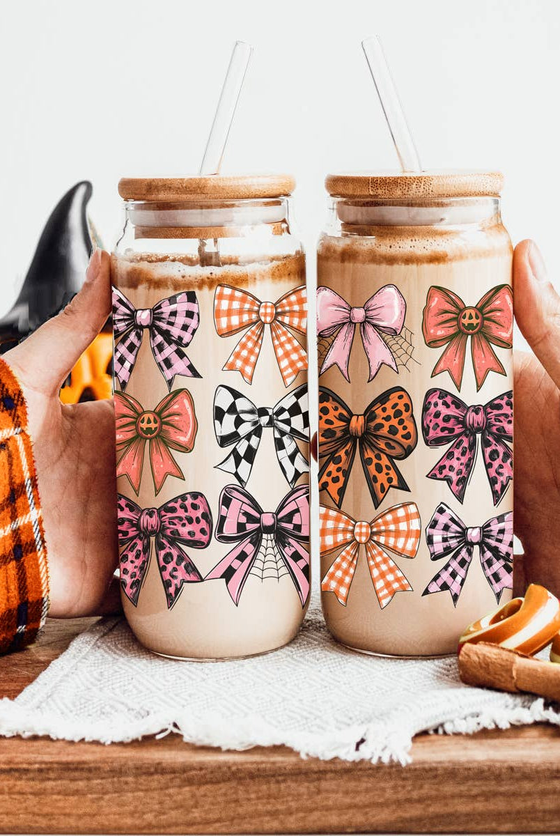 Cutest Halloween Fall Glass Cup | 20oz-Accessories-Krush Kandy, Women's Online Fashion Boutique Located in Phoenix, Arizona (Scottsdale Area)