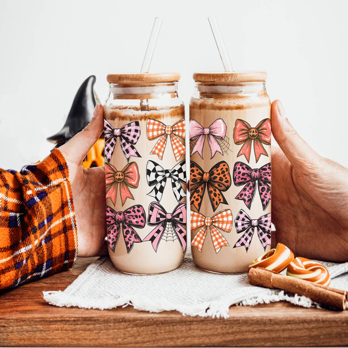 Cutest Halloween Fall Glass Cup | 20oz-Accessories-Krush Kandy, Women's Online Fashion Boutique Located in Phoenix, Arizona (Scottsdale Area)
