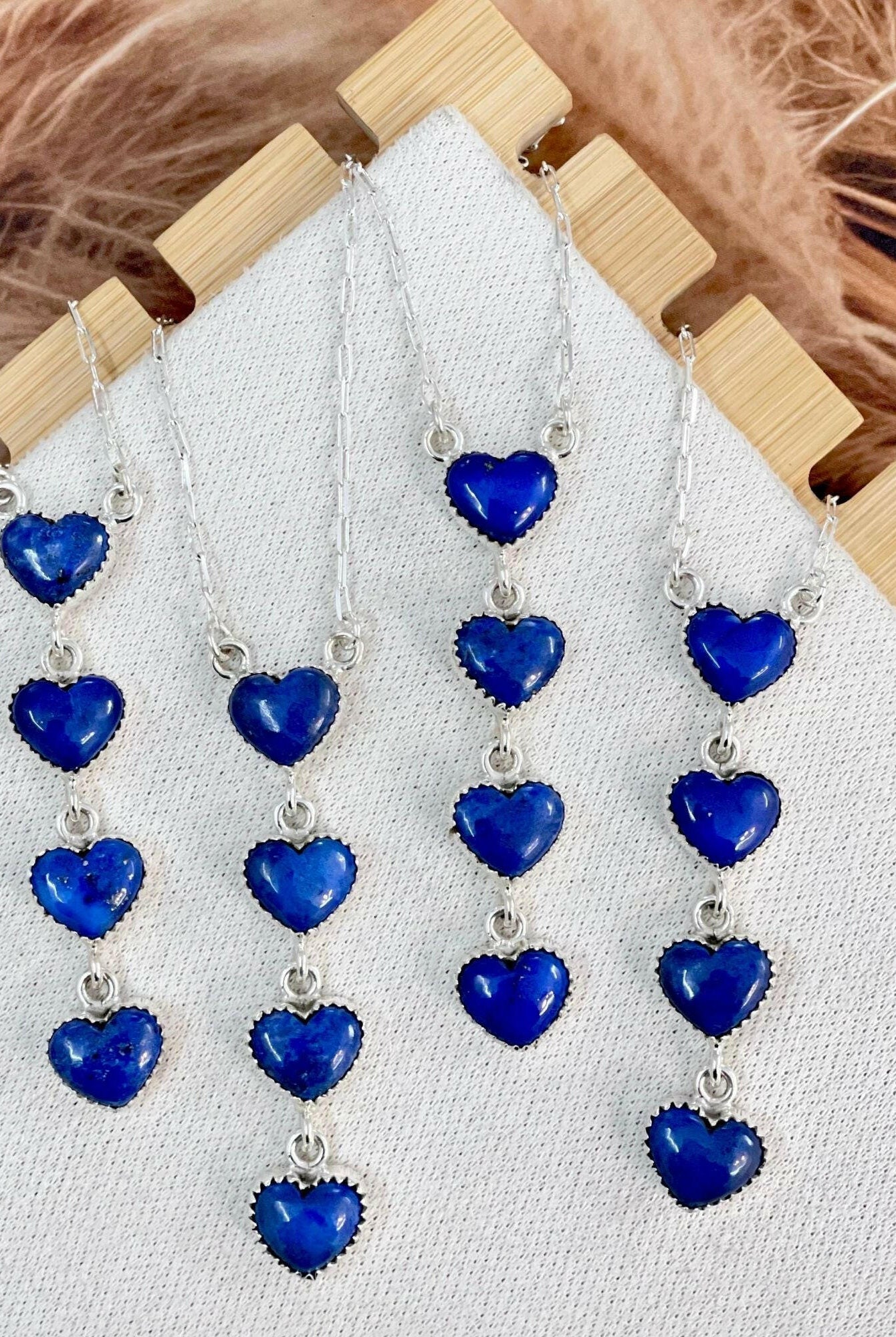 Falling For You Heart Stone Necklace-Necklaces-Krush Kandy, Women's Online Fashion Boutique Located in Phoenix, Arizona (Scottsdale Area)