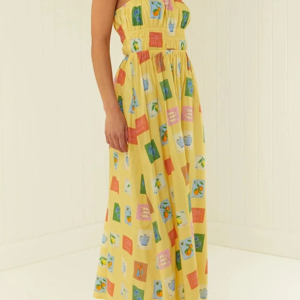 Printed Square Neck Maxi Cami Dress-Dresses-Krush Kandy, Women's Online Fashion Boutique Located in Phoenix, Arizona (Scottsdale Area)