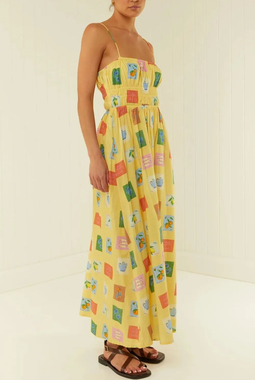Printed Square Neck Maxi Cami Dress-Dresses-Krush Kandy, Women's Online Fashion Boutique Located in Phoenix, Arizona (Scottsdale Area)