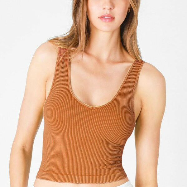 NIKIBIKI Mineral Wash Reversible Tank Top-Tanks-Krush Kandy, Women's Online Fashion Boutique Located in Phoenix, Arizona (Scottsdale Area)