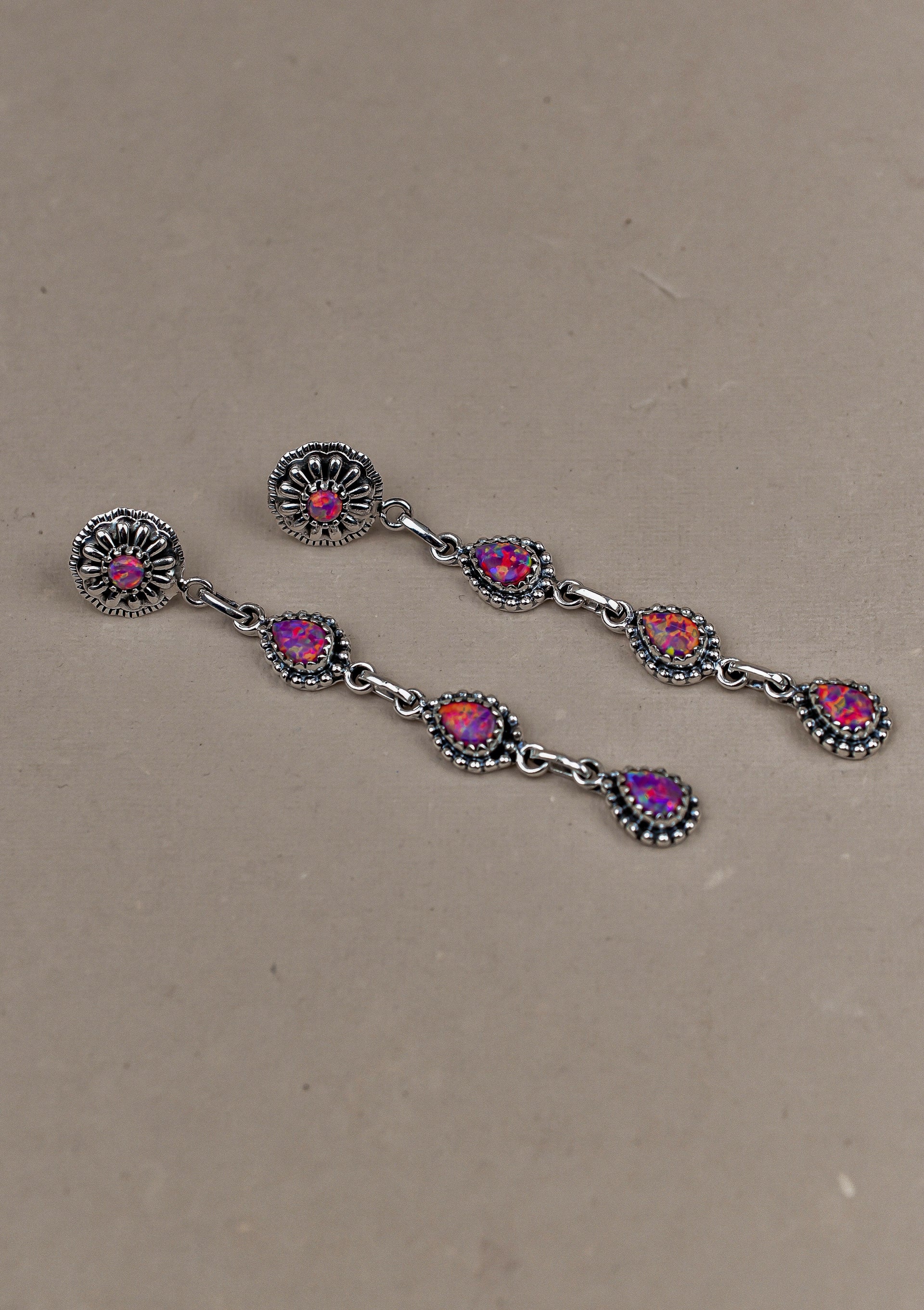 Sterling Silver Tear Drop Earrings-Drop Earrings-Krush Kandy, Women's Online Fashion Boutique Located in Phoenix, Arizona (Scottsdale Area)