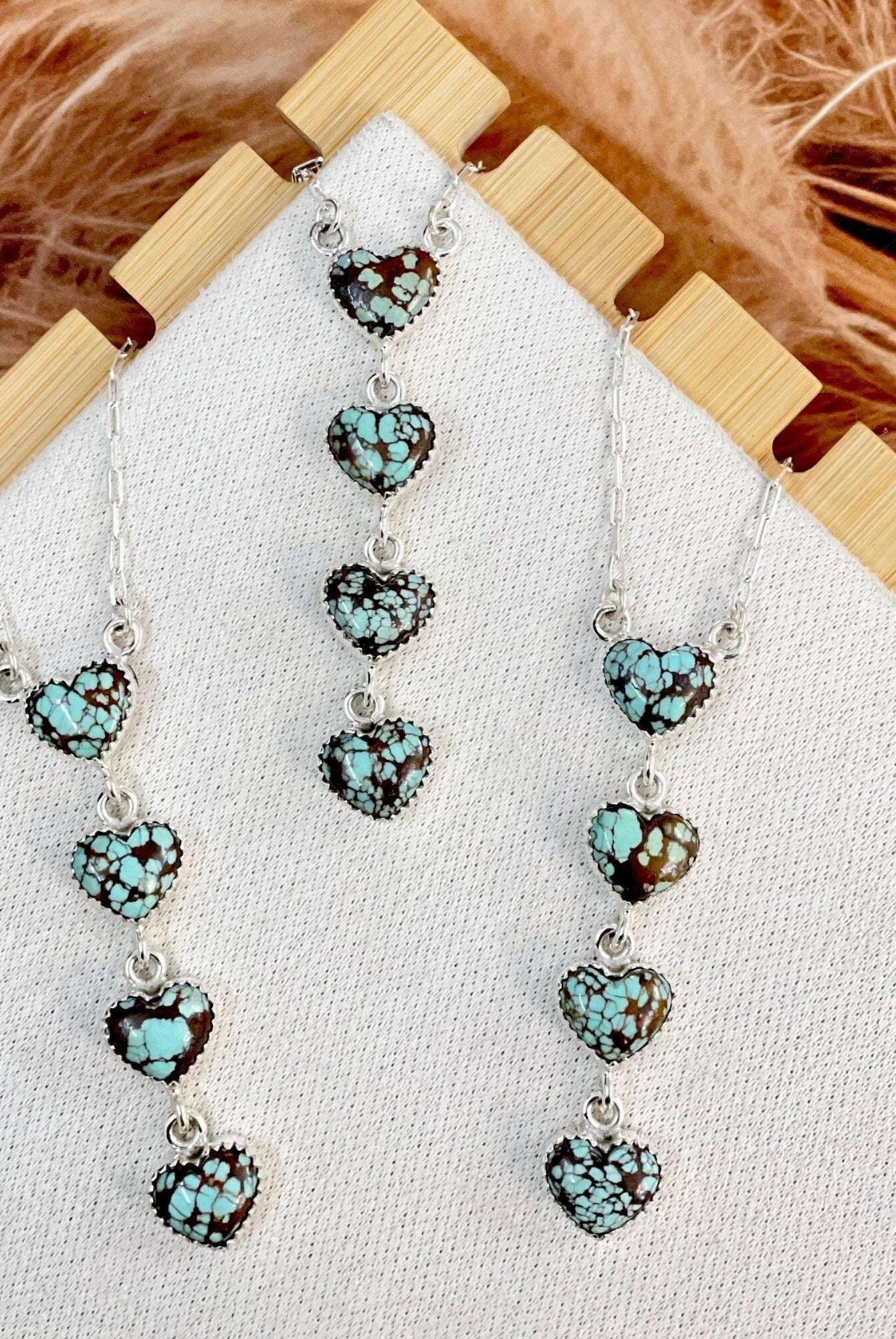 Falling For You Heart Stone Necklace-Necklaces-Krush Kandy, Women's Online Fashion Boutique Located in Phoenix, Arizona (Scottsdale Area)