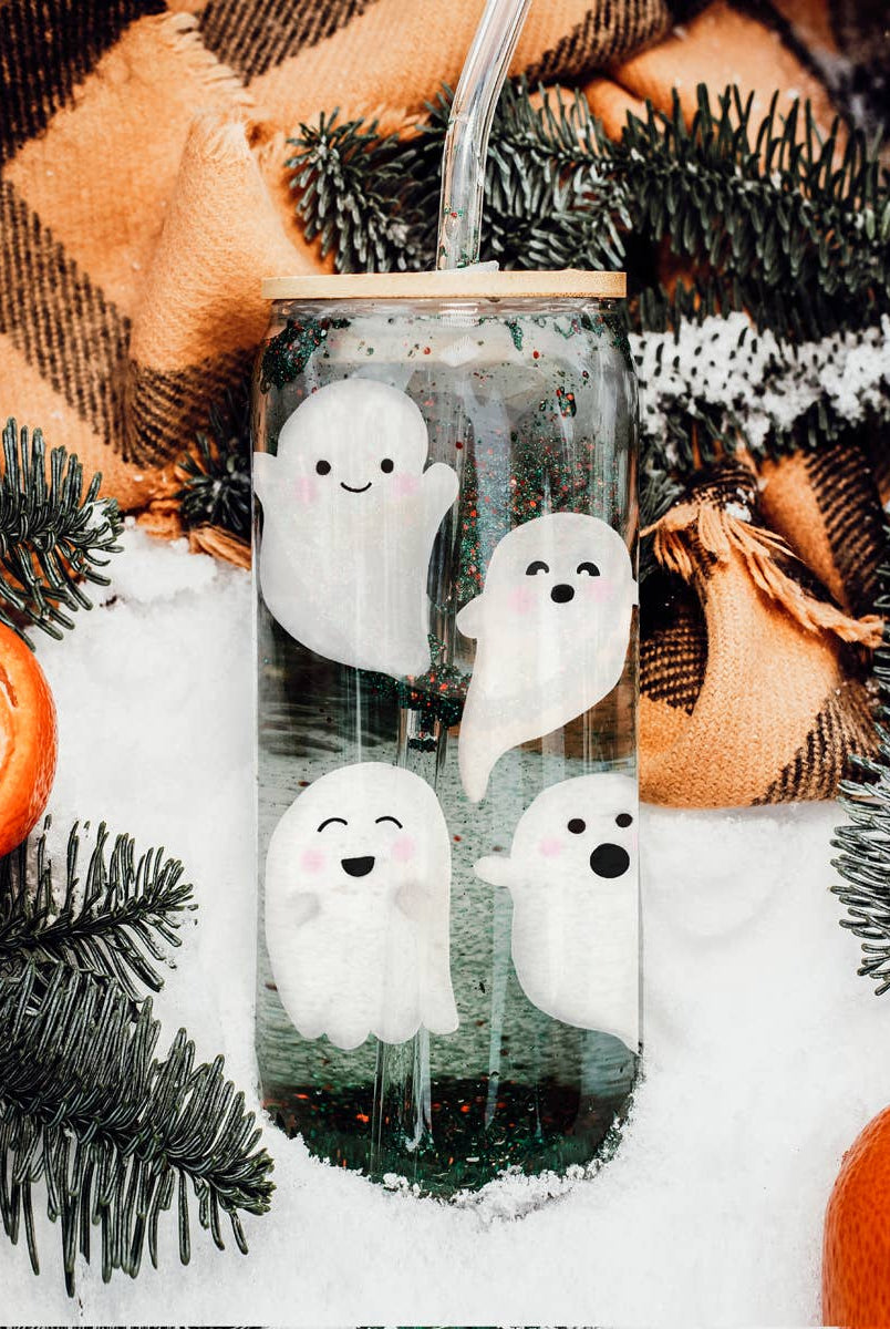 Cutest Halloween Fall Glass Cup | 20oz-Accessories-Krush Kandy, Women's Online Fashion Boutique Located in Phoenix, Arizona (Scottsdale Area)
