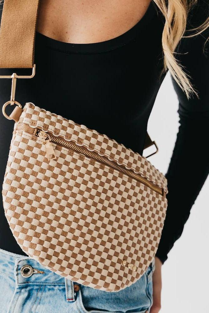 Westlyn Woven Bum Bag-Accessories-Krush Kandy, Women's Online Fashion Boutique Located in Phoenix, Arizona (Scottsdale Area)