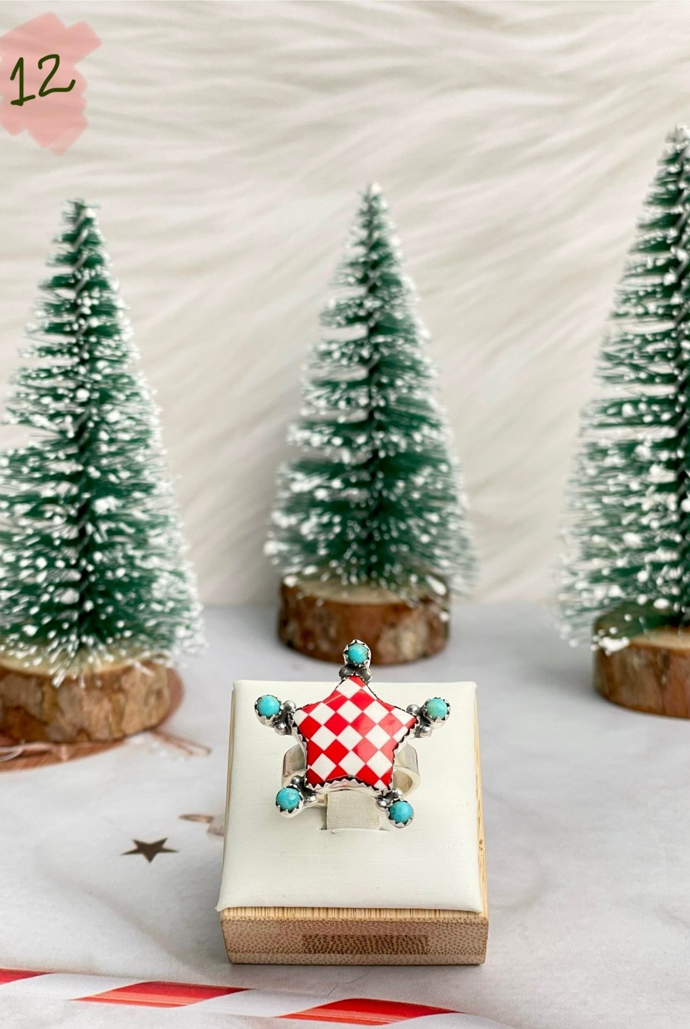 Holly Jolly Red & White Christmas Rings-Rings-Krush Kandy, Women's Online Fashion Boutique Located in Phoenix, Arizona (Scottsdale Area)