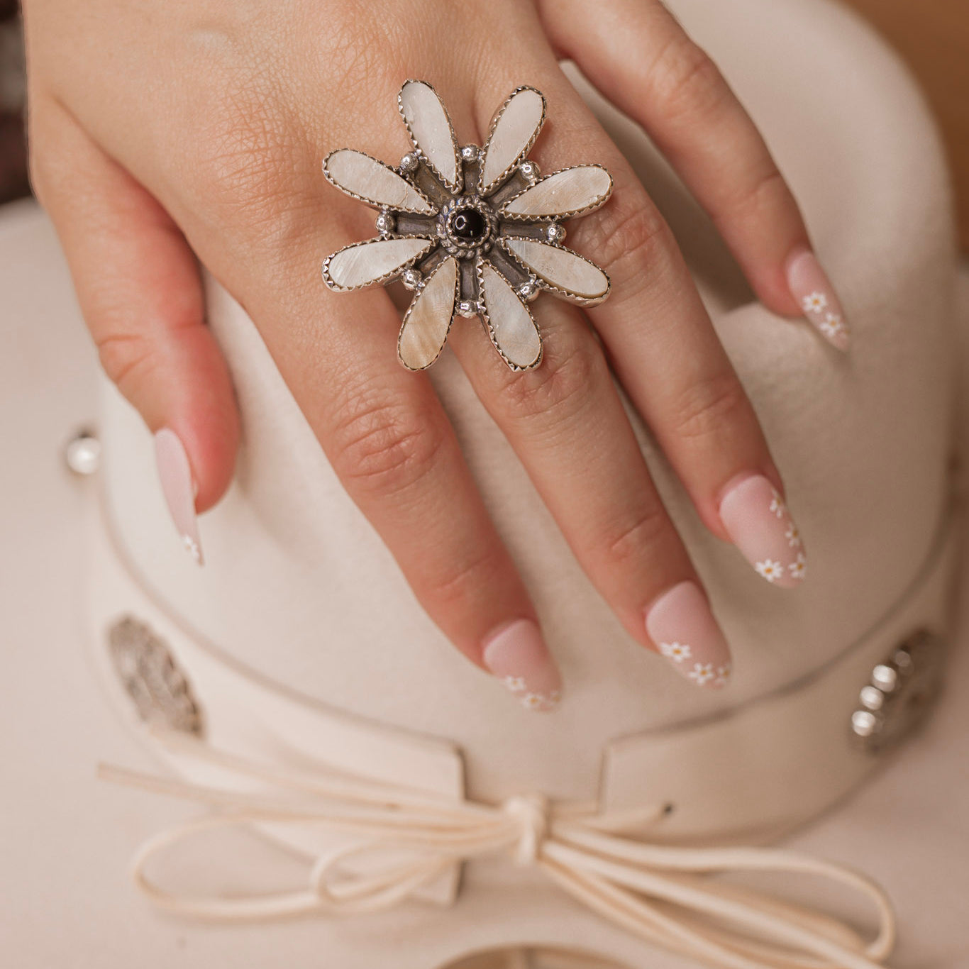 Wild Flower Stone Rings-Rings-Krush Kandy, Women's Online Fashion Boutique Located in Phoenix, Arizona (Scottsdale Area)