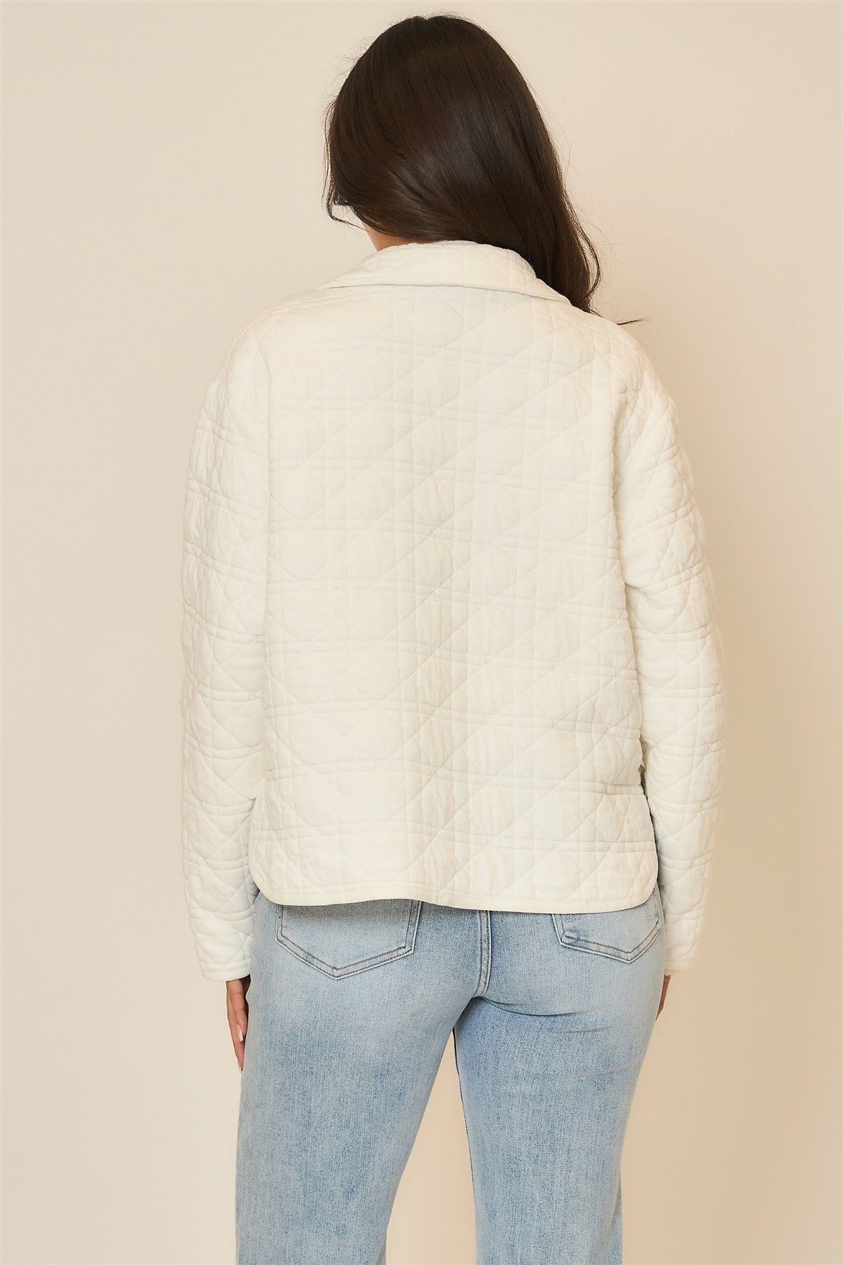 Quilted Collar Jacket-Coats-Krush Kandy, Women's Online Fashion Boutique Located in Phoenix, Arizona (Scottsdale Area)