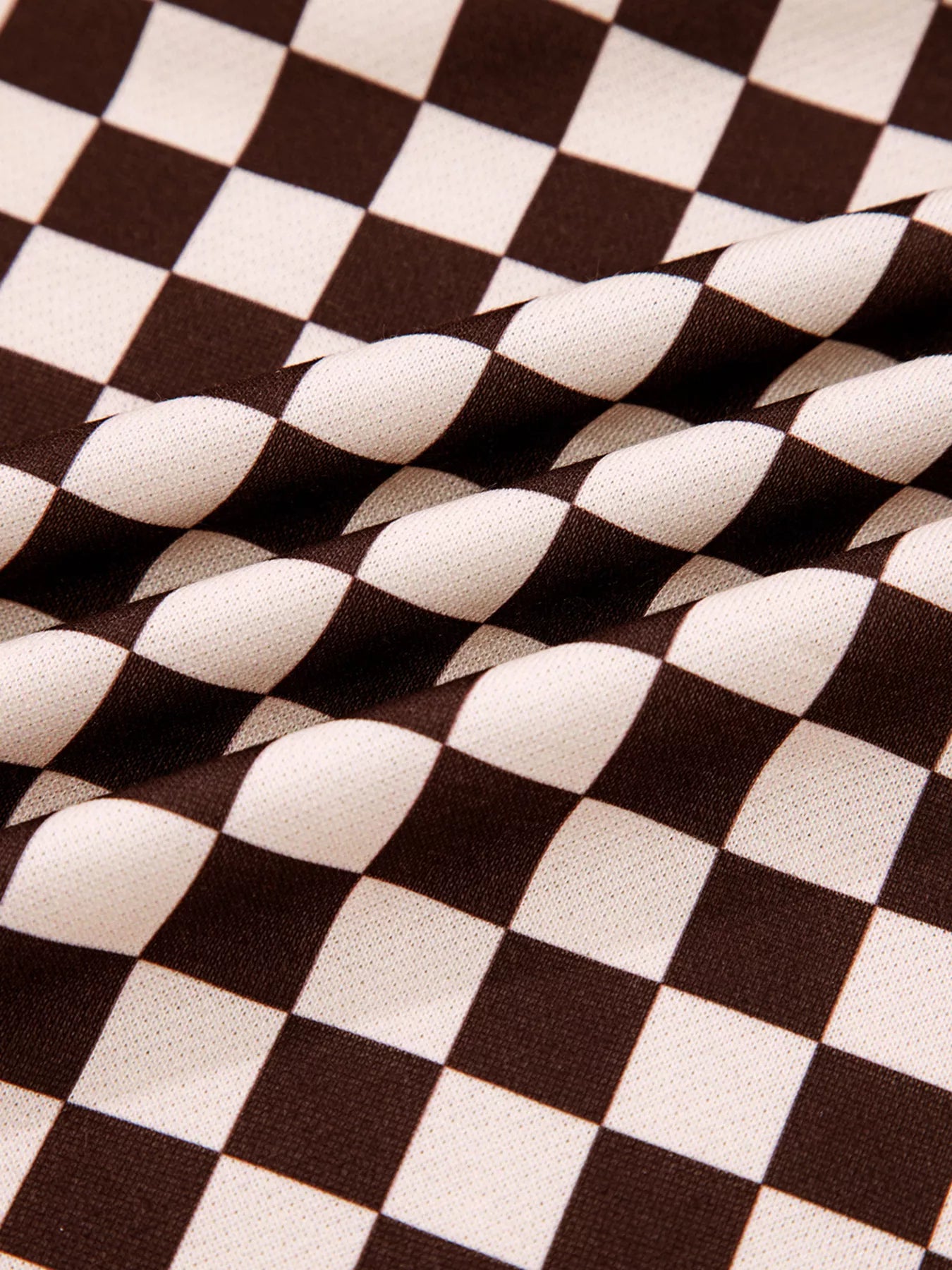 Checkered Drawstring Hoodie and Pants Set-2 Piece Outfit Sets-Krush Kandy, Women's Online Fashion Boutique Located in Phoenix, Arizona (Scottsdale Area)