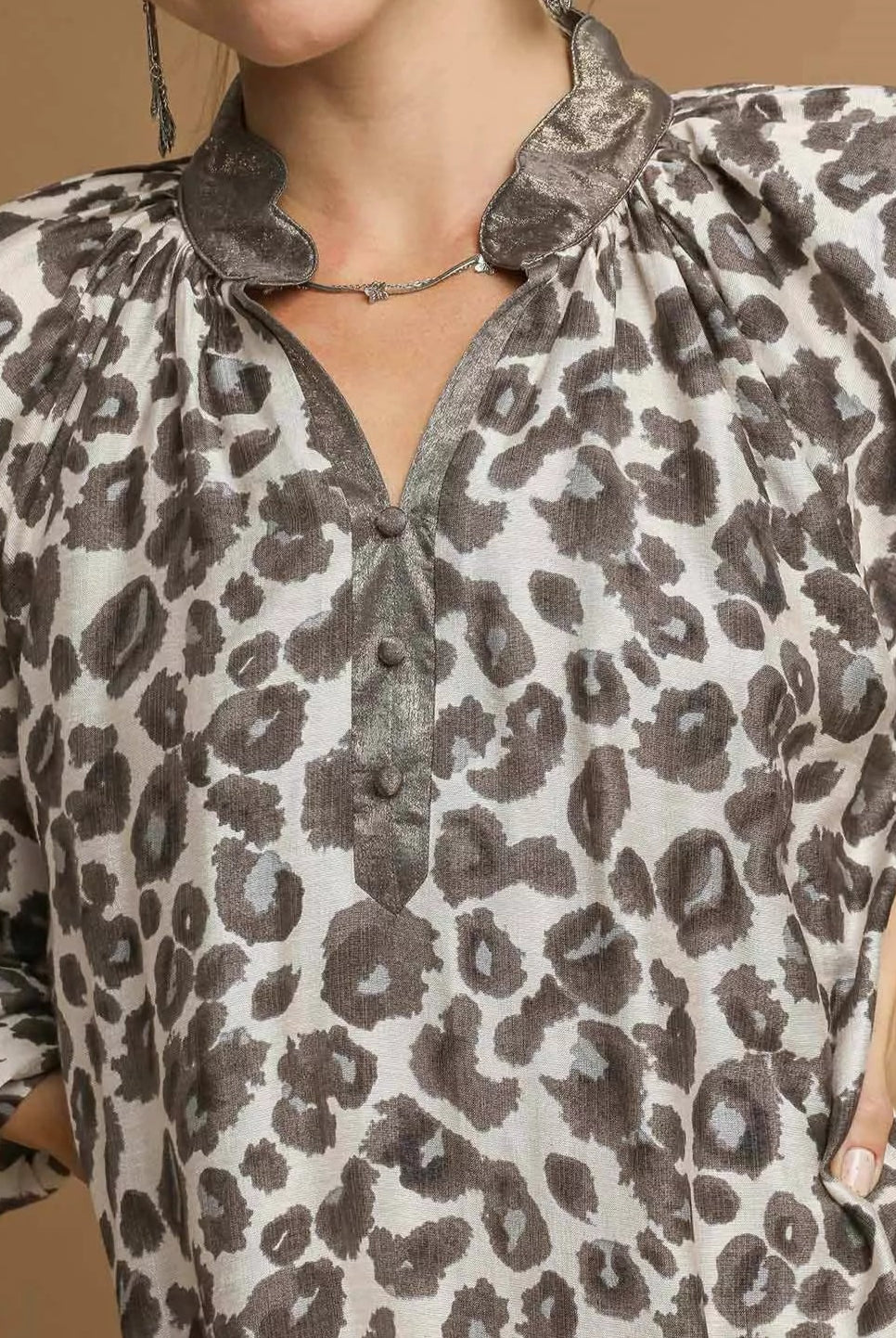 Umgee Leopard Print Tiered Mini Dress-Dresses-Krush Kandy, Women's Online Fashion Boutique Located in Phoenix, Arizona (Scottsdale Area)