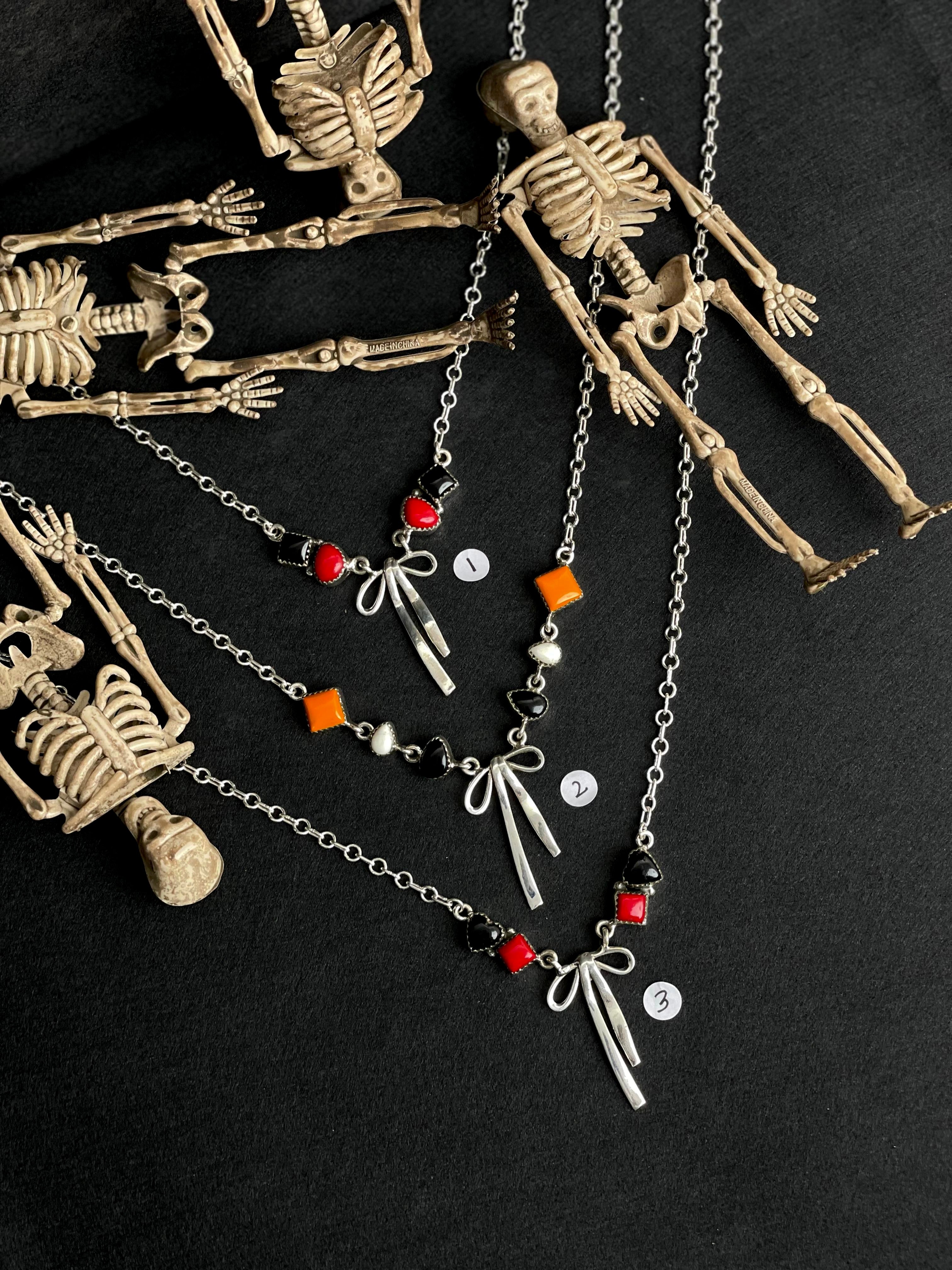 Halloween Charm Necklaces-Necklaces-Krush Kandy, Women's Online Fashion Boutique Located in Phoenix, Arizona (Scottsdale Area)