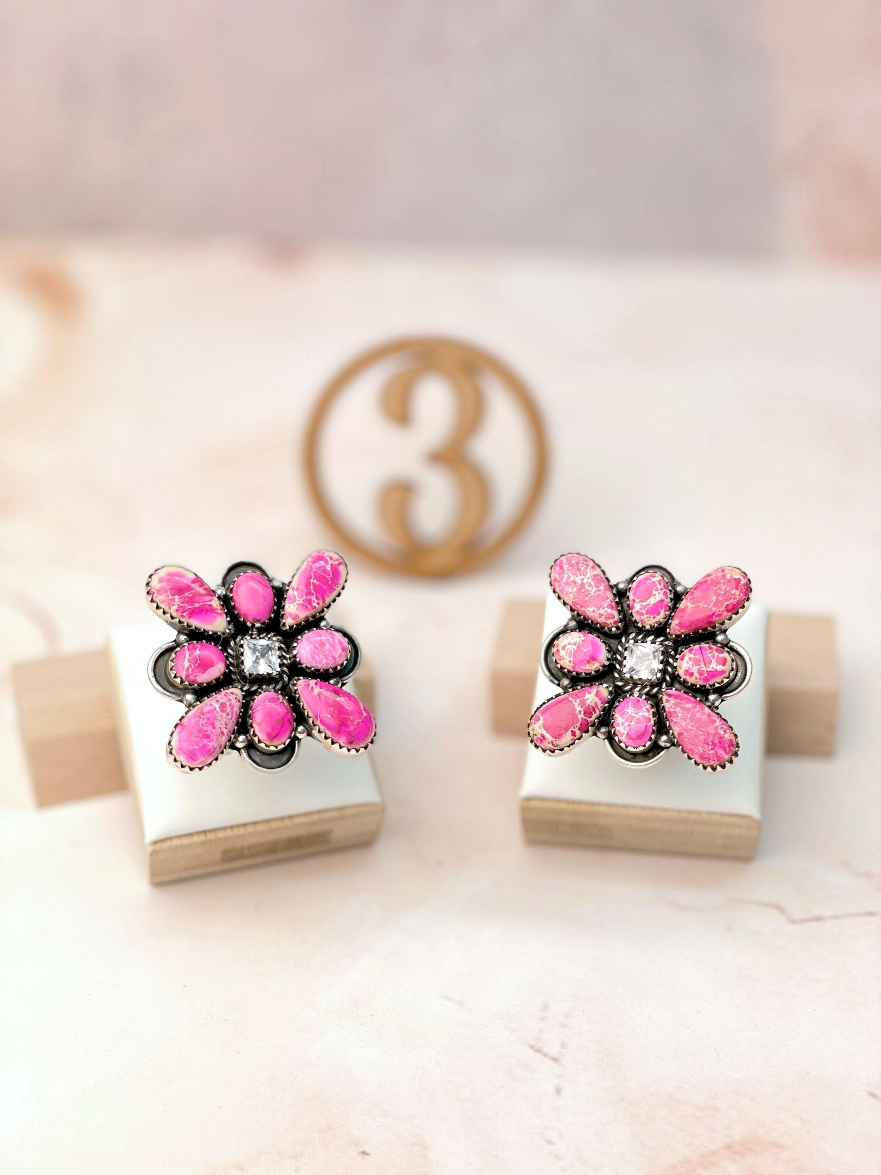 Desert Jasper Multi Cluster Rings-Rings-Krush Kandy, Women's Online Fashion Boutique Located in Phoenix, Arizona (Scottsdale Area)