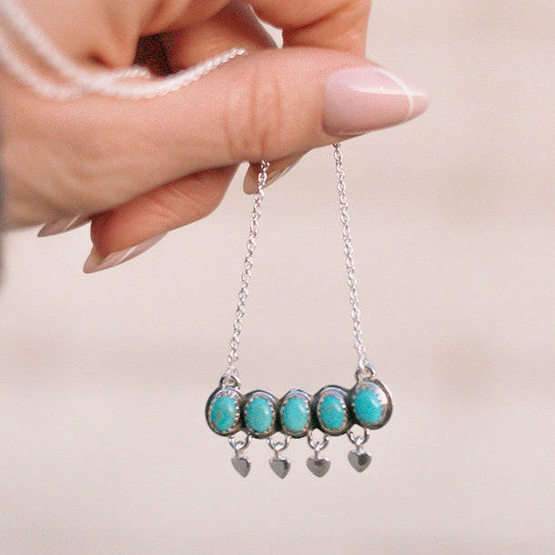 Heart's Desire Stone Necklace-Chain Necklaces-Krush Kandy, Women's Online Fashion Boutique Located in Phoenix, Arizona (Scottsdale Area)