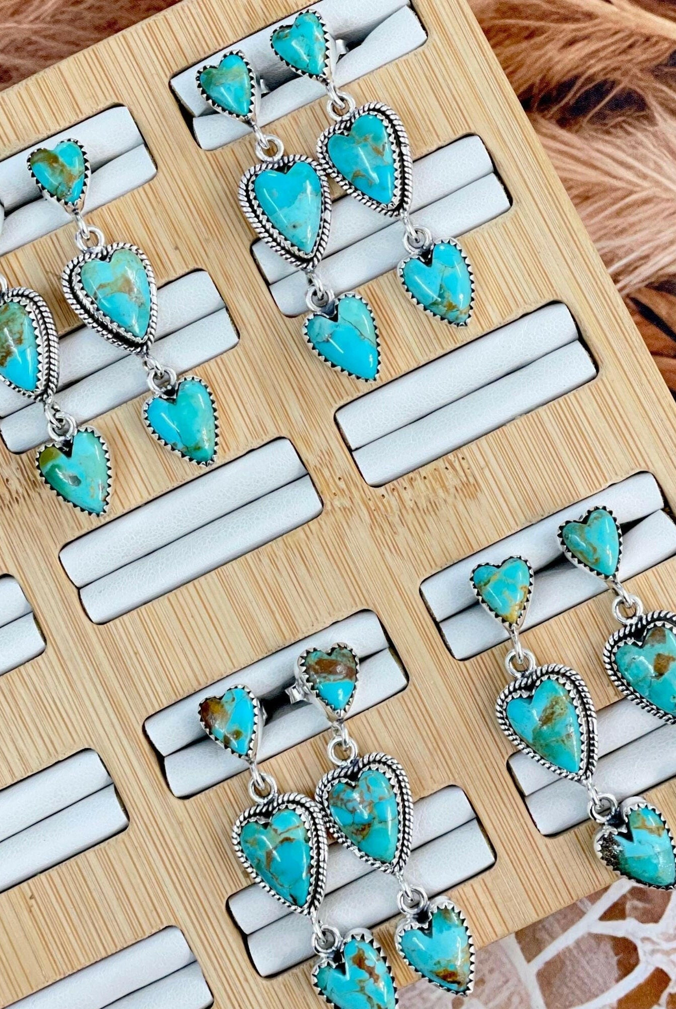 Desert Sweetheart Stone Drop Earrings-Stud Earrings-Krush Kandy, Women's Online Fashion Boutique Located in Phoenix, Arizona (Scottsdale Area)