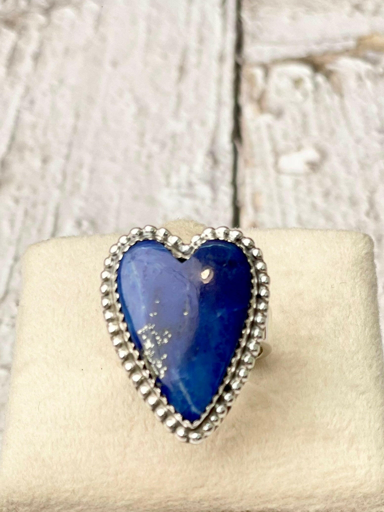 Long Heart Sterling Silver Ring MADE TO ORDER-Statement Rings-Krush Kandy, Women's Online Fashion Boutique Located in Phoenix, Arizona (Scottsdale Area)