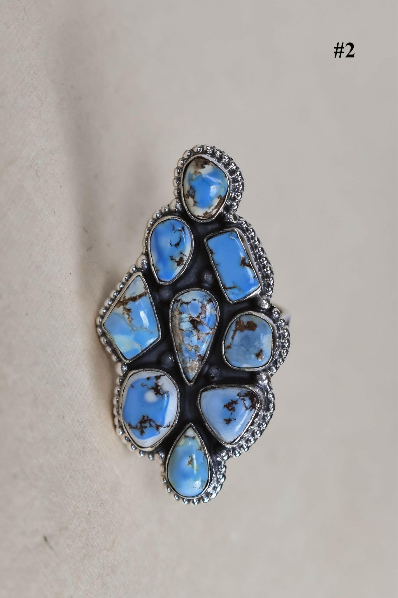 Golden Hills Chunky Cluster Sterling Silver Rings-Cluster Rings-Krush Kandy, Women's Online Fashion Boutique Located in Phoenix, Arizona (Scottsdale Area)