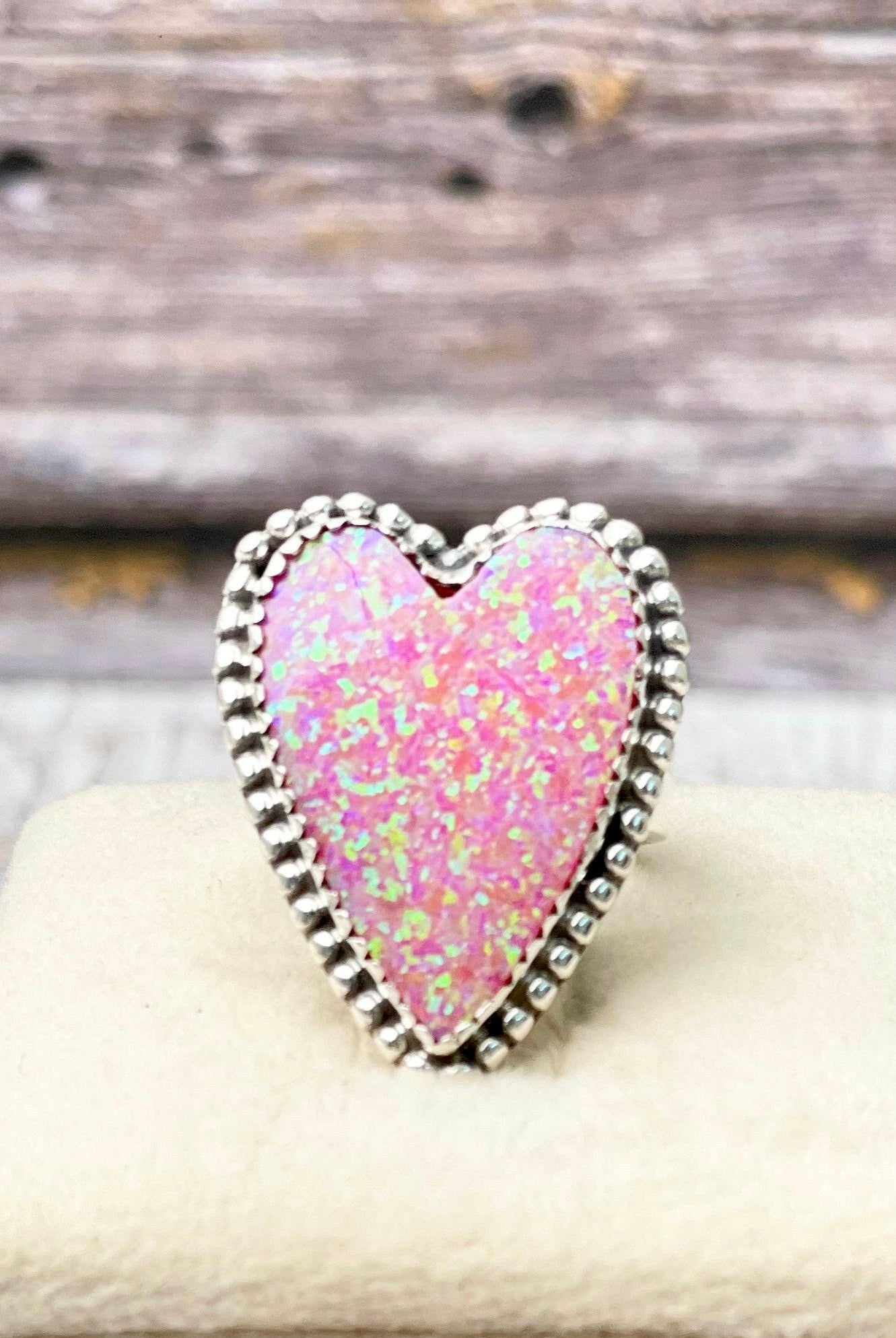 Long Heart Sterling Silver Ring MADE TO ORDER-Statement Rings-Krush Kandy, Women's Online Fashion Boutique Located in Phoenix, Arizona (Scottsdale Area)