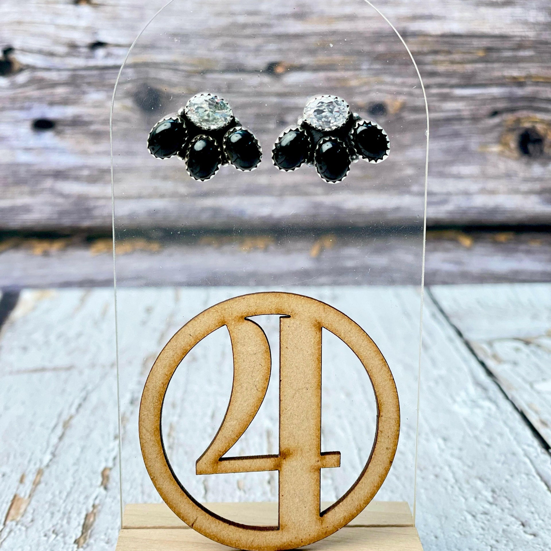 Mini Crystal Cluster Earrings-Earrings-Krush Kandy, Women's Online Fashion Boutique Located in Phoenix, Arizona (Scottsdale Area)